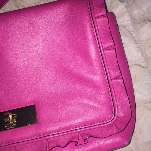Kate Spade New York Pink Ruffle Crossbody Purse - Picture 2 of 6